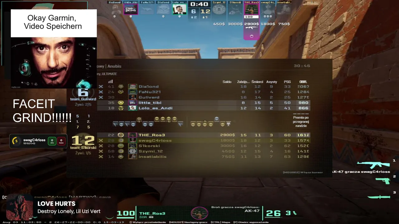 FACEIT GRIND PLACEMENTS ZAPRASZAM MORDECZKI FREE SKINS