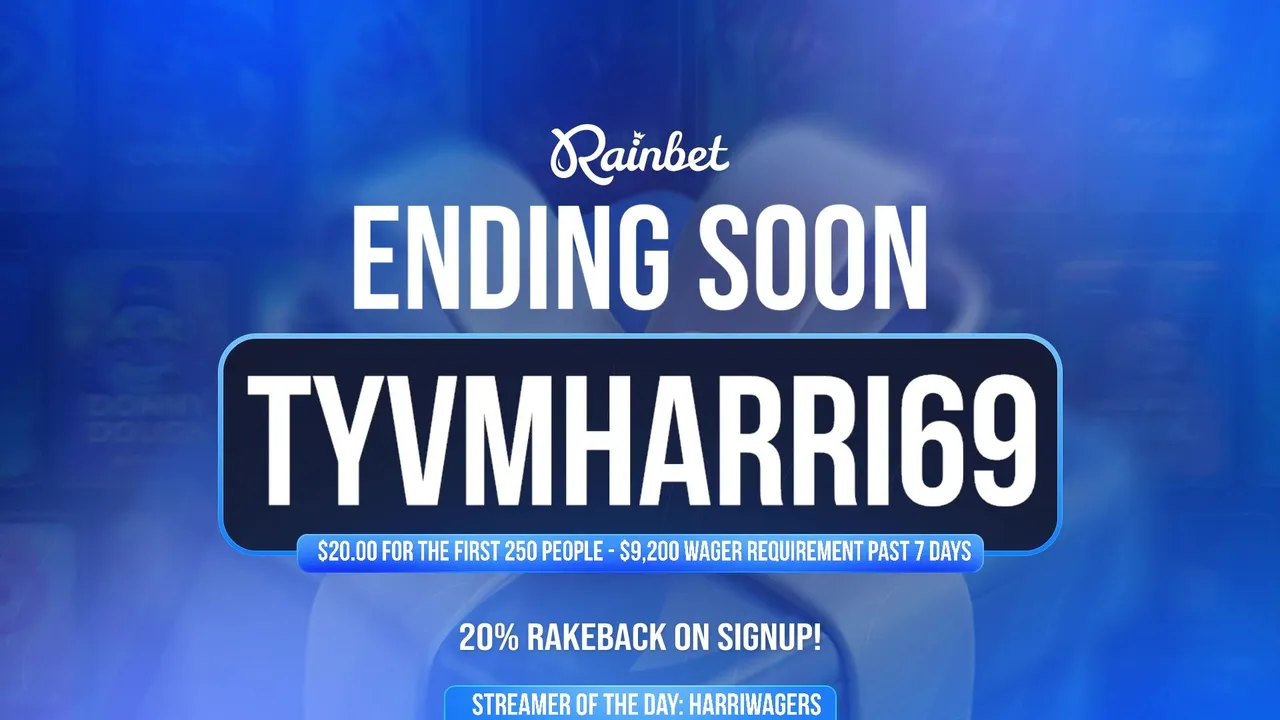 OFFICIAL RAINBET - HARRI - $5,000 IN GIVEAWAYS!!! - TYPE KEYWORDS TO ENTER!