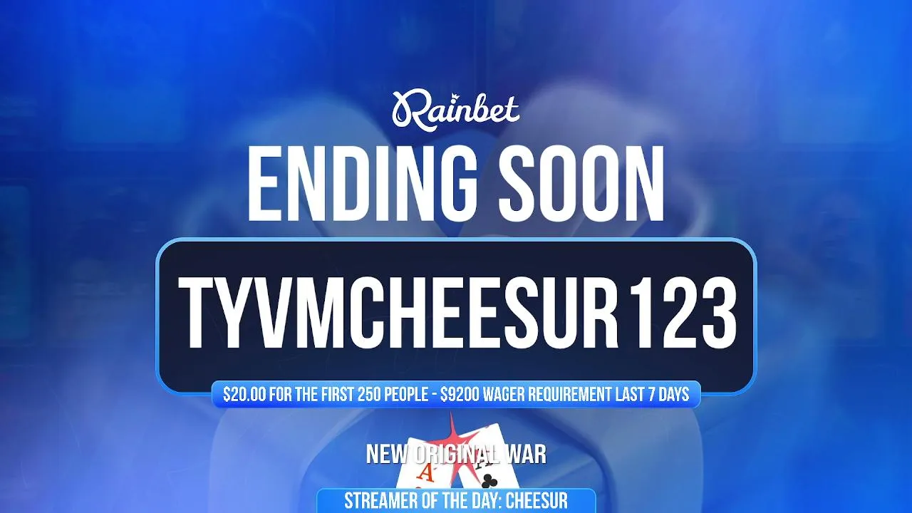 OFFICIAL RAINBET - CHEESUR - $5,000 IN GIVEAWAYS!!! - TYPE KEYWORDS TO ENTER!