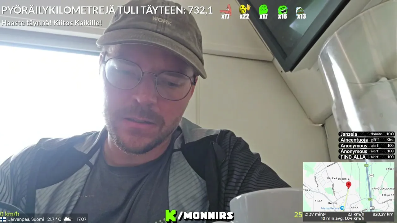 FANIPYÖRÄILY 2026 SUOMI TOUR! !PYÖRÄILY 1SUB=1KM LISÄÄ MATKAA !GOALIT !FANIPUHELIN
