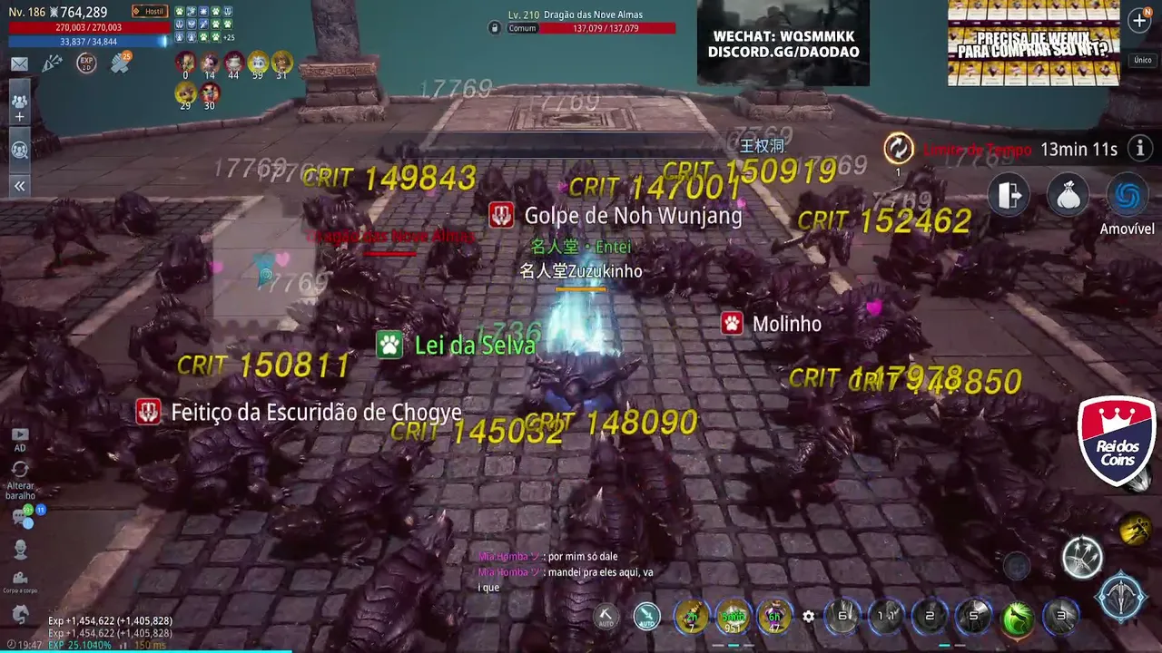 Global - Monkzanas 1200+ - Venebra - !mir4 - !gold - !rei - !youtube