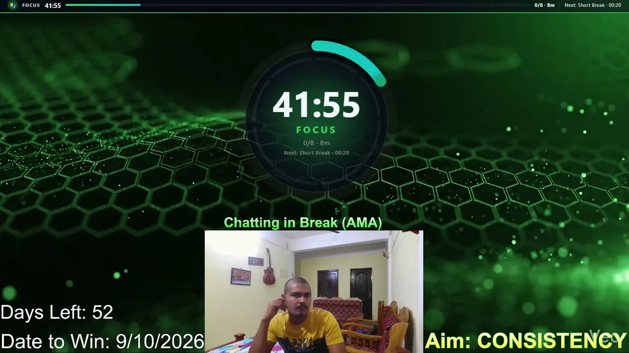 Just Chatting in Break | Study / Code / Work With Me LIVE |⏳25/5| Study Music BG | Study, Work