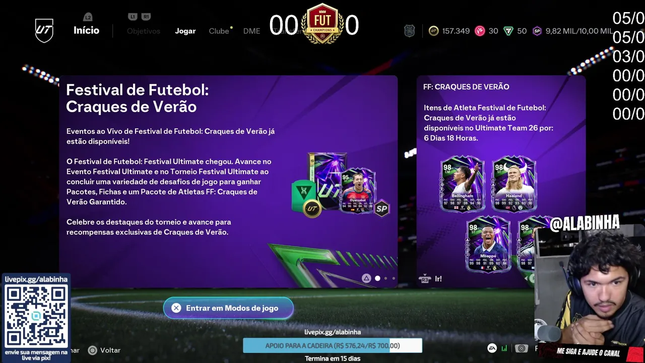 SEXTA DE FIFINHA, EVENTO NOVO E INICIO DE WL