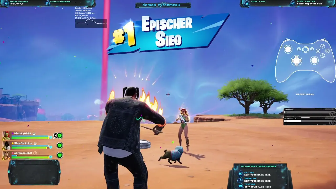 My first stream.