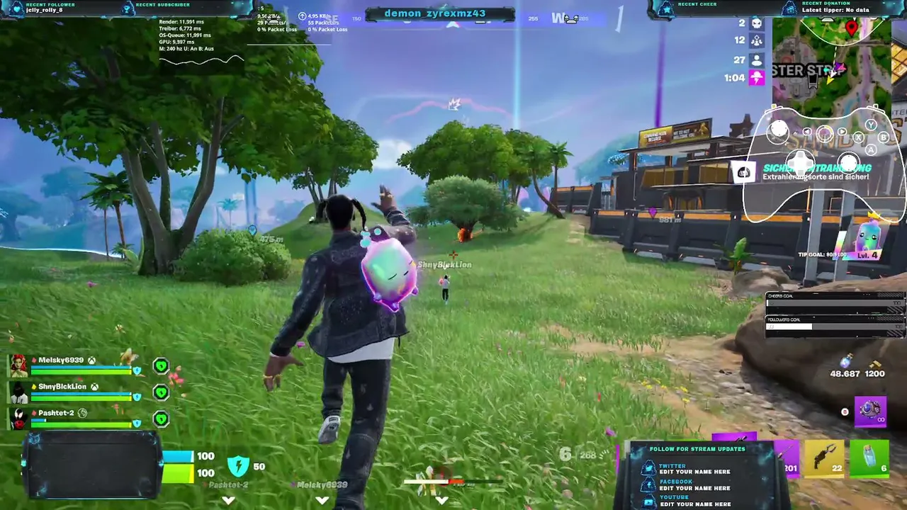 My first stream.