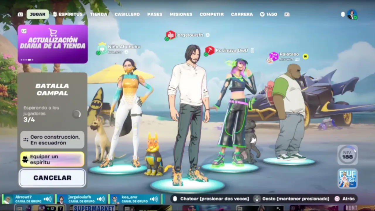 Buscando Espíritus Pacíficamente Fortnite