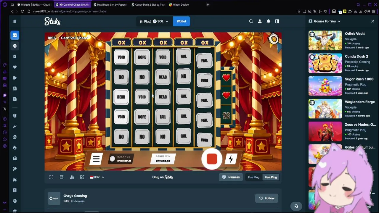 playing slots $ars $idr  #stake GW on big W