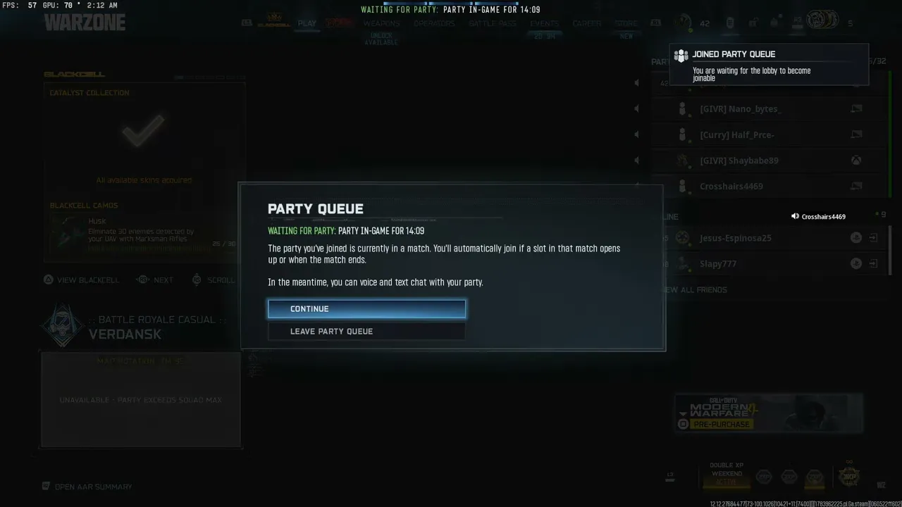 Warzone With DRUSUS | Lock in or Log off