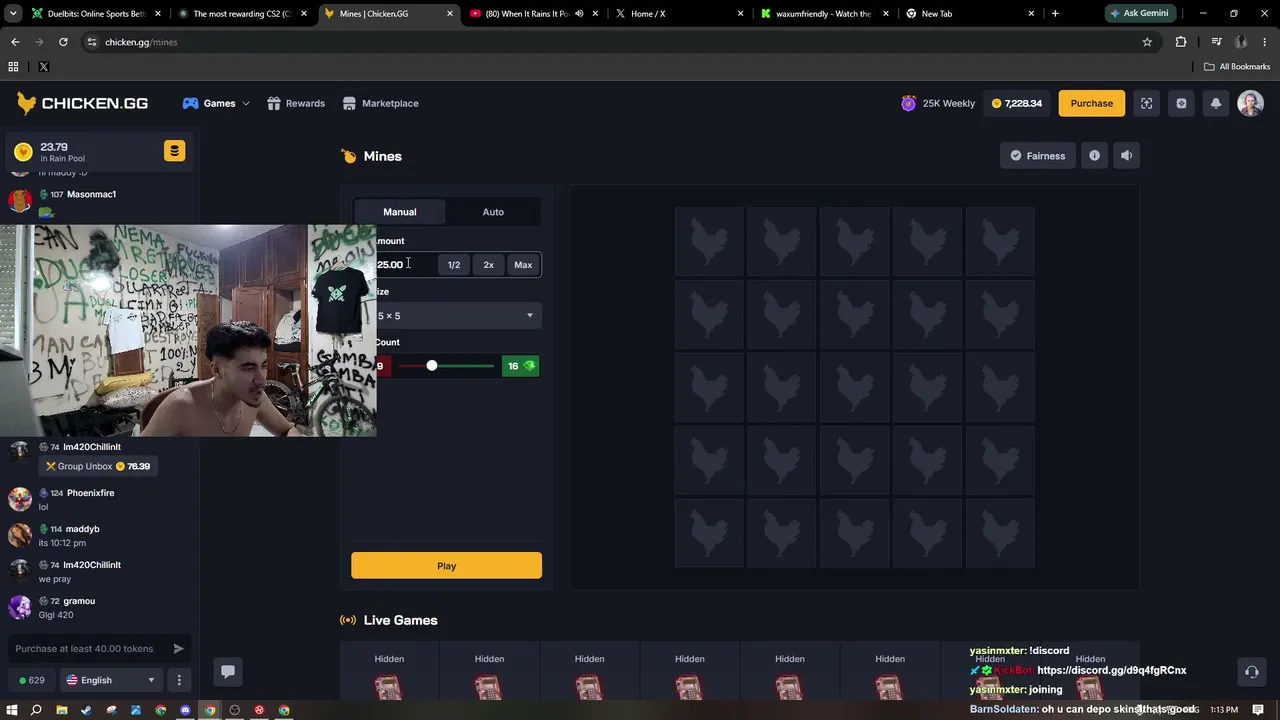 I AM SO HORNY FOR A WIN | !giveaway !Duelbits !Skinrave !chickengg