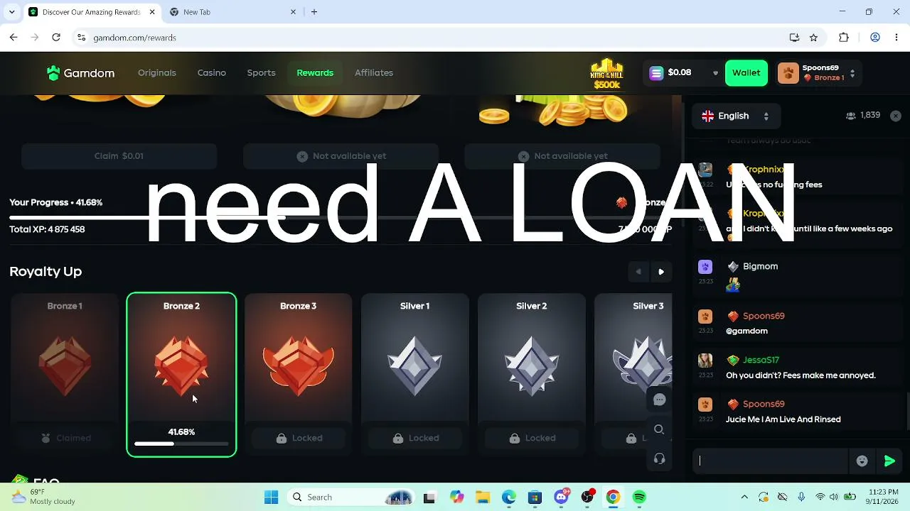 Last 50 going in make or break on the week!!! Gamdom.com