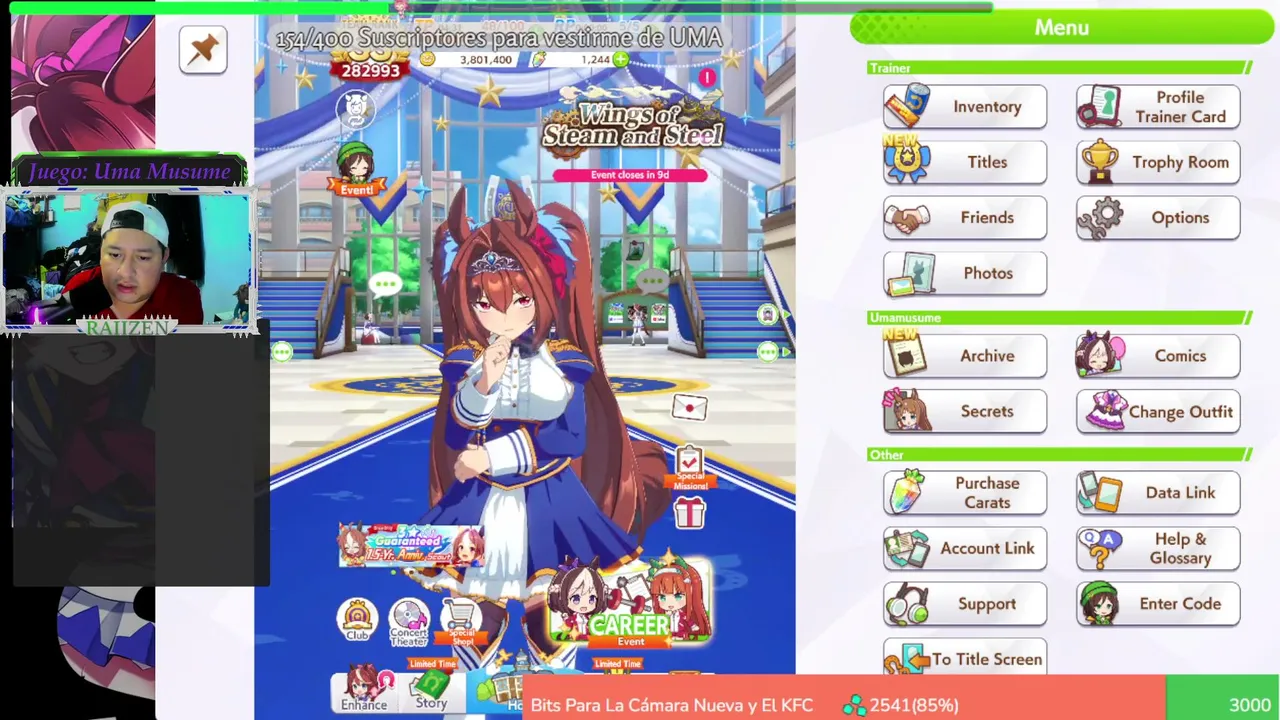(JP/ES)🐎🔥🔥🐎Una noche de Umas Entrenamientos para la CM de  "TIERRA" 🐎🔥🔥🐎 #umamusume