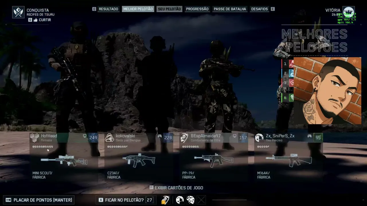 Gameplay cansada e muita resenha │ @Jhon2j_ nas redes sociais.