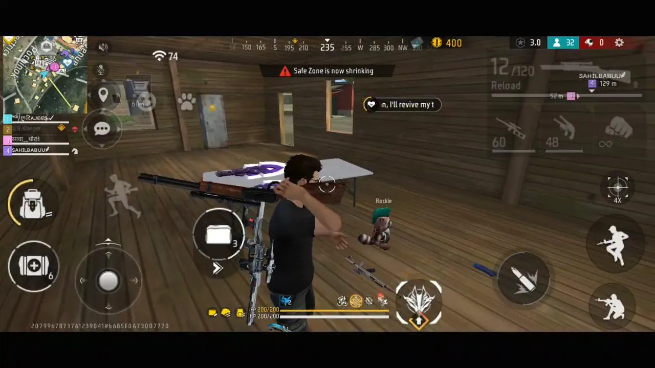 Free Fire live stream