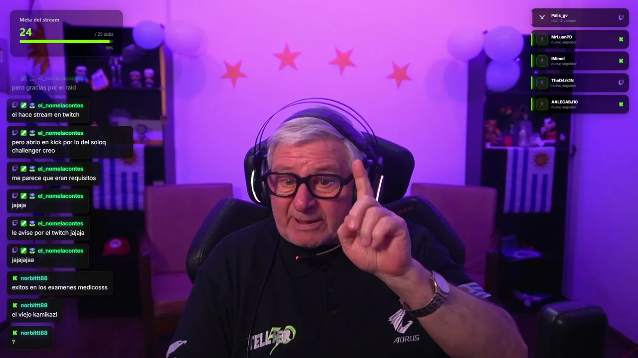 VENI A VER UN VIEJO DE 75 AÑOS URUGUAYO CONVERSANDO y JUGANDO LOL
