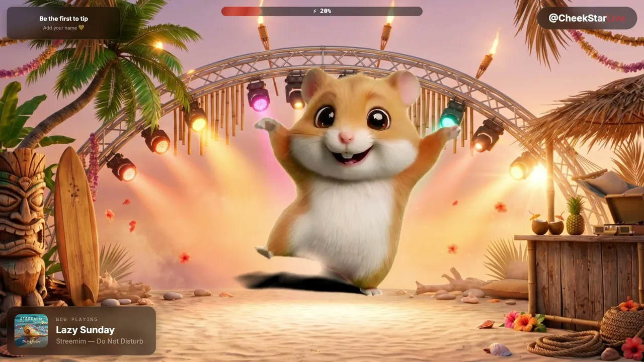 AI Hamster Dance Party 🐹 | YOU Control the Show! Drop Credits to Make Him Groove 🕹️ | Support the Star: https://dplnk.to/vj5mmrO