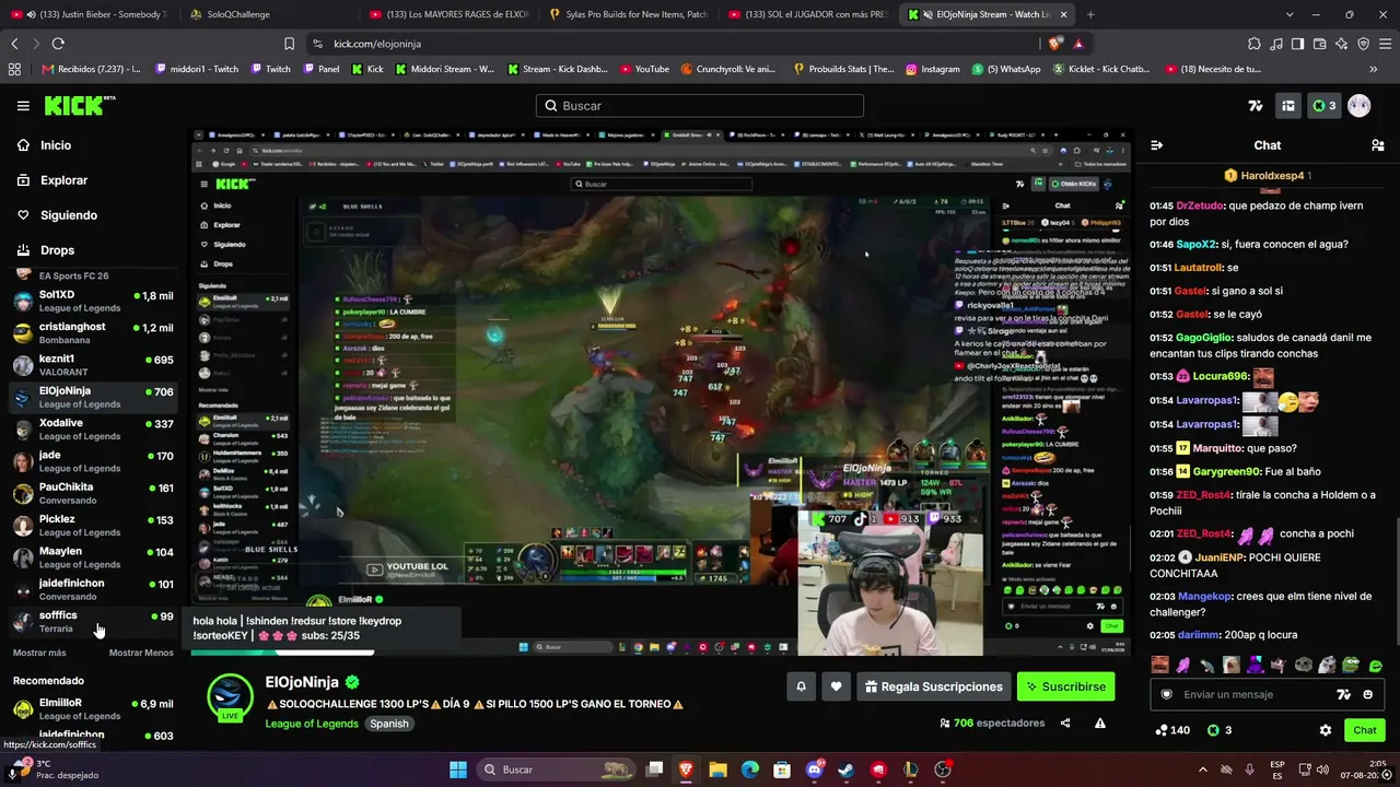 HOY SOY LEAGUE OF LEGENDS    | 🎮 | 📌 | ⚔️ |  | 💬 !dc | 🎥 !clip