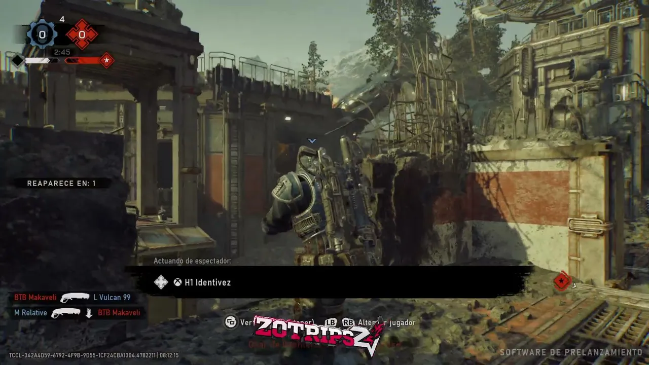 Jugando ranks de Gears EDAY