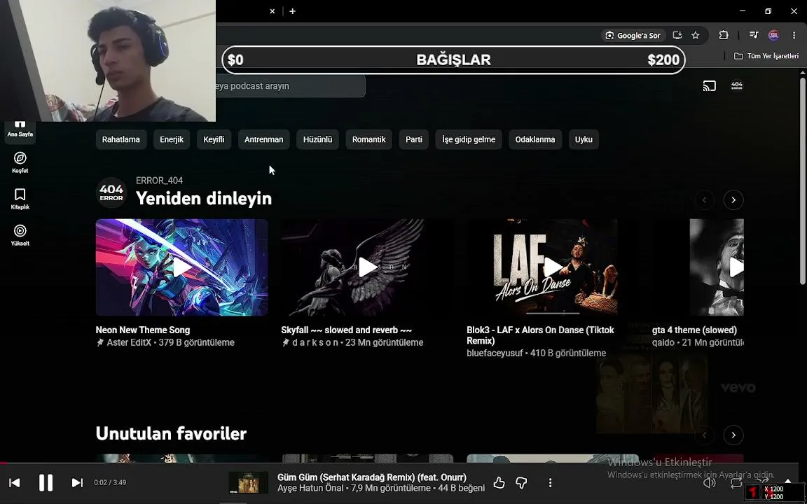 My first stream.