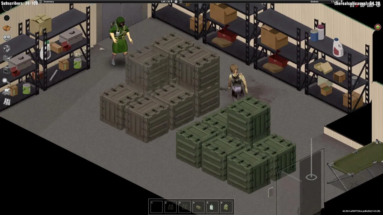 365 Days in Louisville: Pacifist Vegan | B42 Stable | Project Zomboid