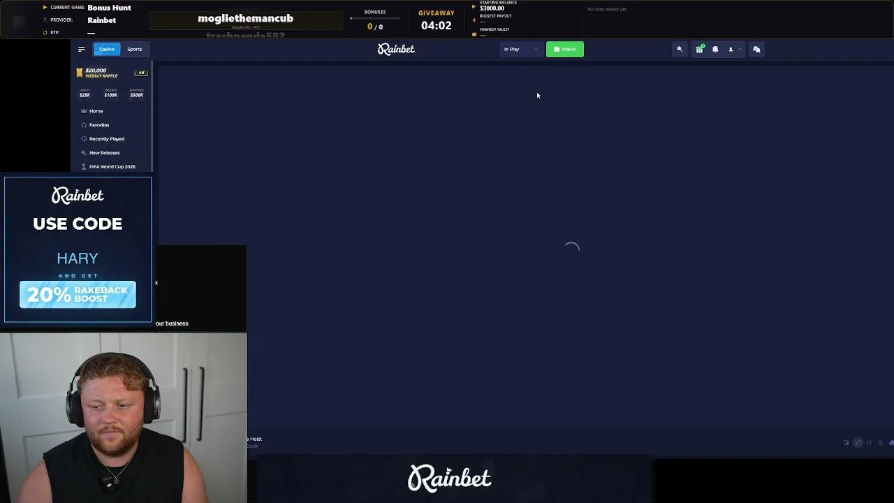 RAINBET $5000 START $500+ IN GWS !discord !lb