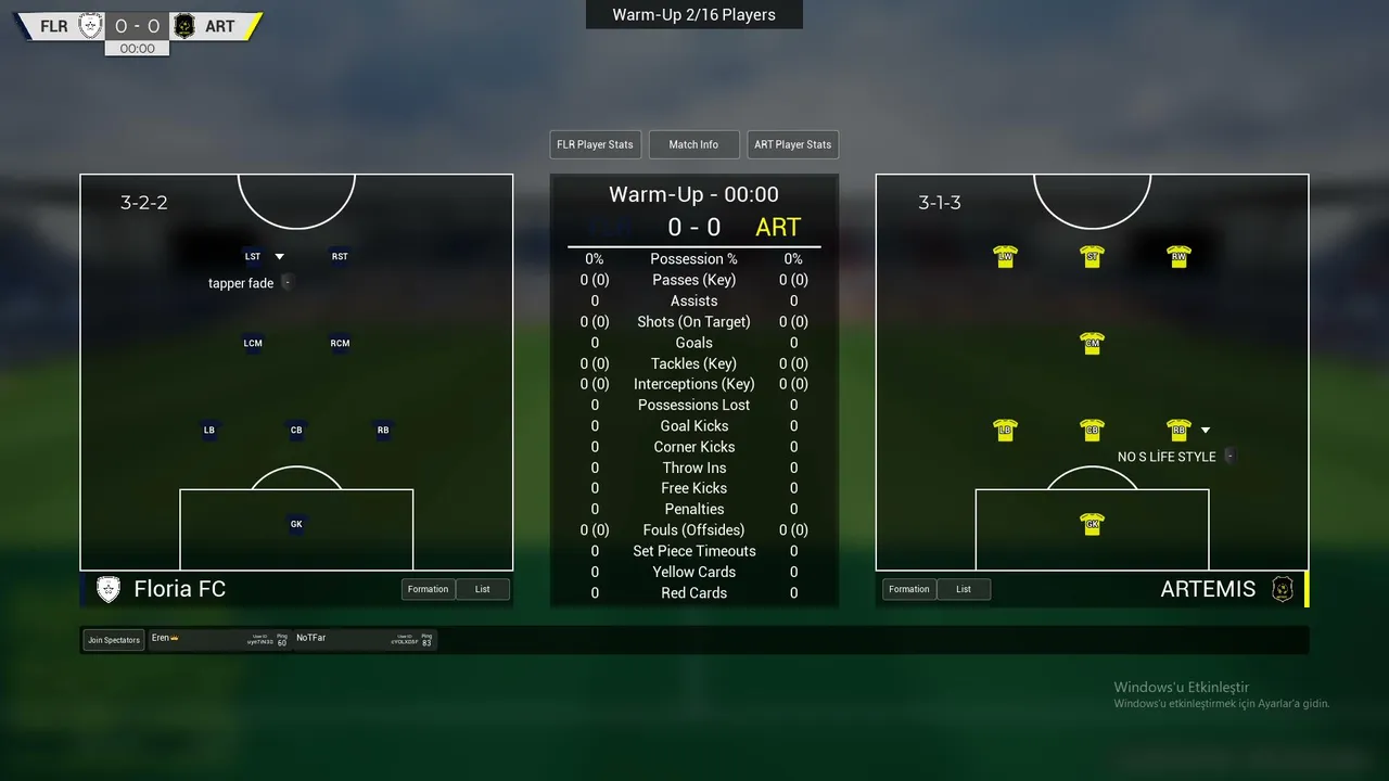 30 Temmuz 2026 Perşembe 20:30
PSO EU 3. Season 7. Week | Artemis SV VS Floria FC |