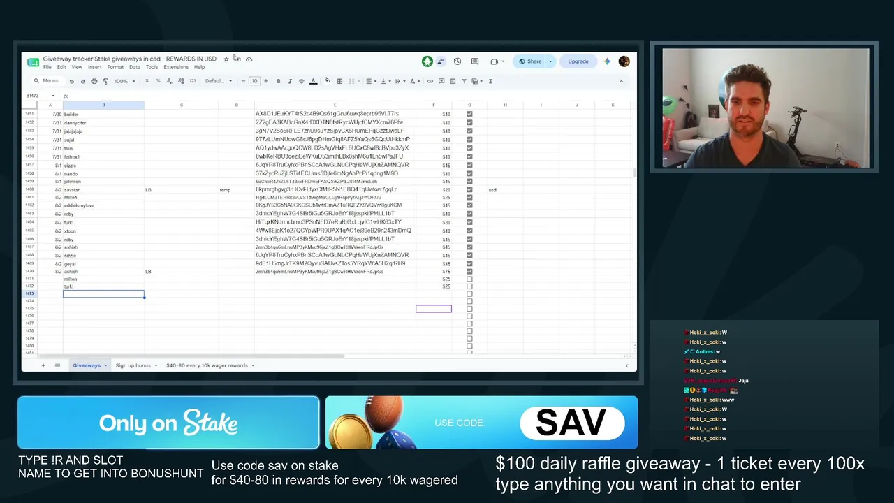 $100 RAFFLE POT STAKE - STAKE RAW $1100 BONUS HUNT - TIPS TO CHAT DAILY RAFFLES - SPORTS TALK - CODE sav  !site