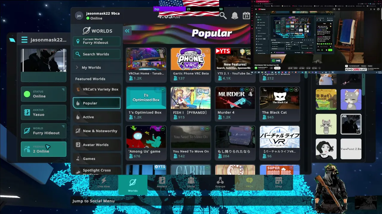 Kind Words, Hard Hands, VRchat