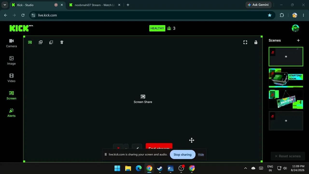 bgms live stream