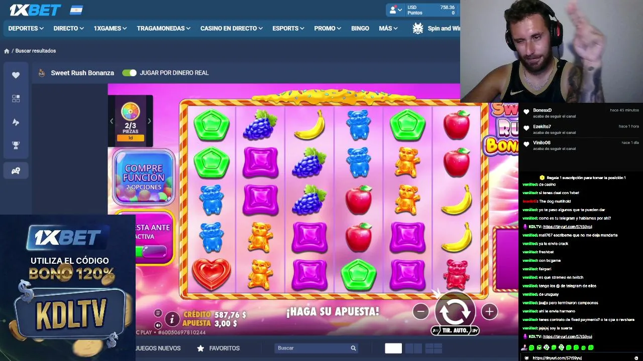 CASINOOO! 120% Primer depósito en 1XBET código KDLTV 🤑 Slots variadas 100spins #Slots #Casino #Bonus #1XBET #BonusBuy