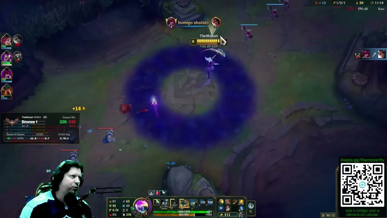 🔥 MONO AKALI SUBINDO DE ELO AO VIVO! | ROAD TO HIGH ELO ⚔️