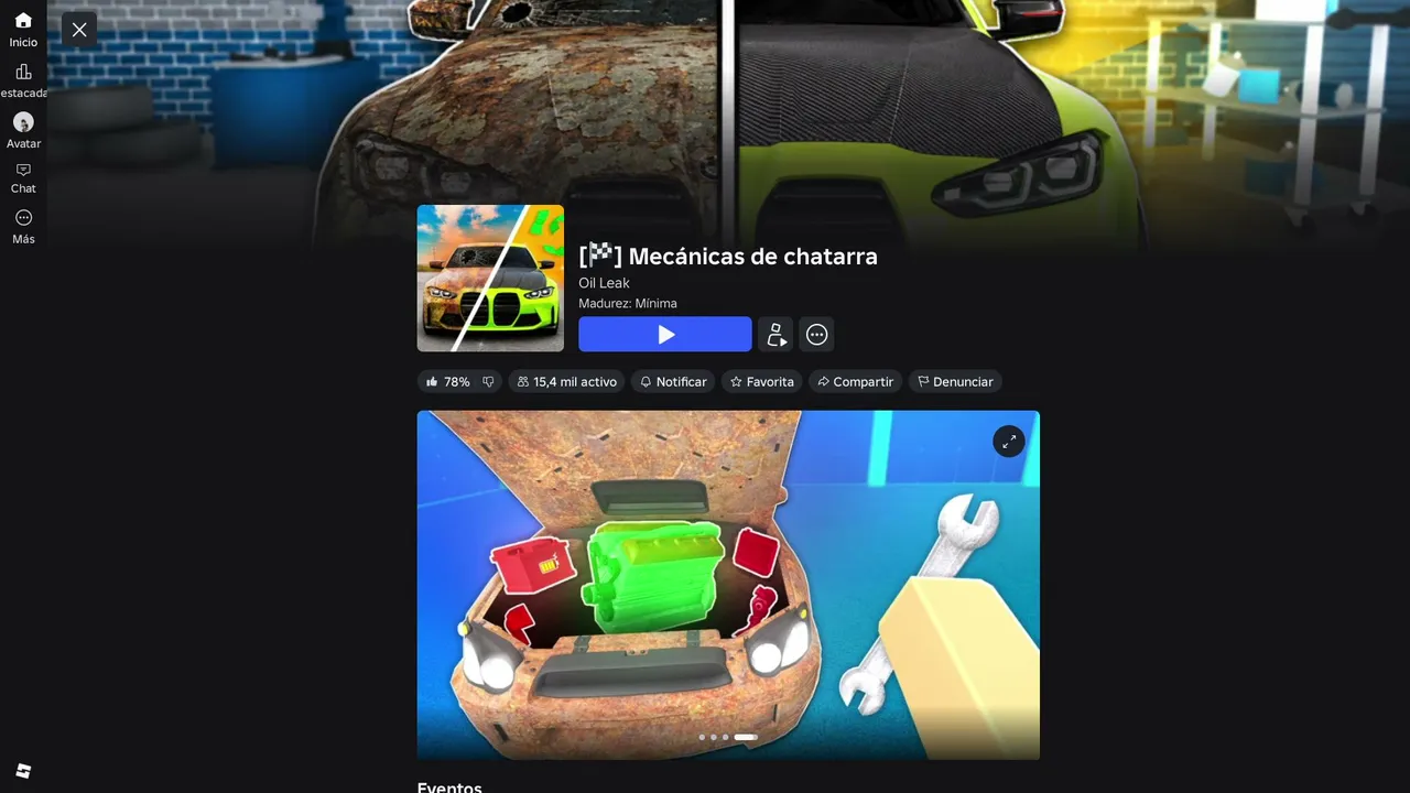 MECANICA DE CHATARRA LUEGO SAN DIGO ROL PLAY
