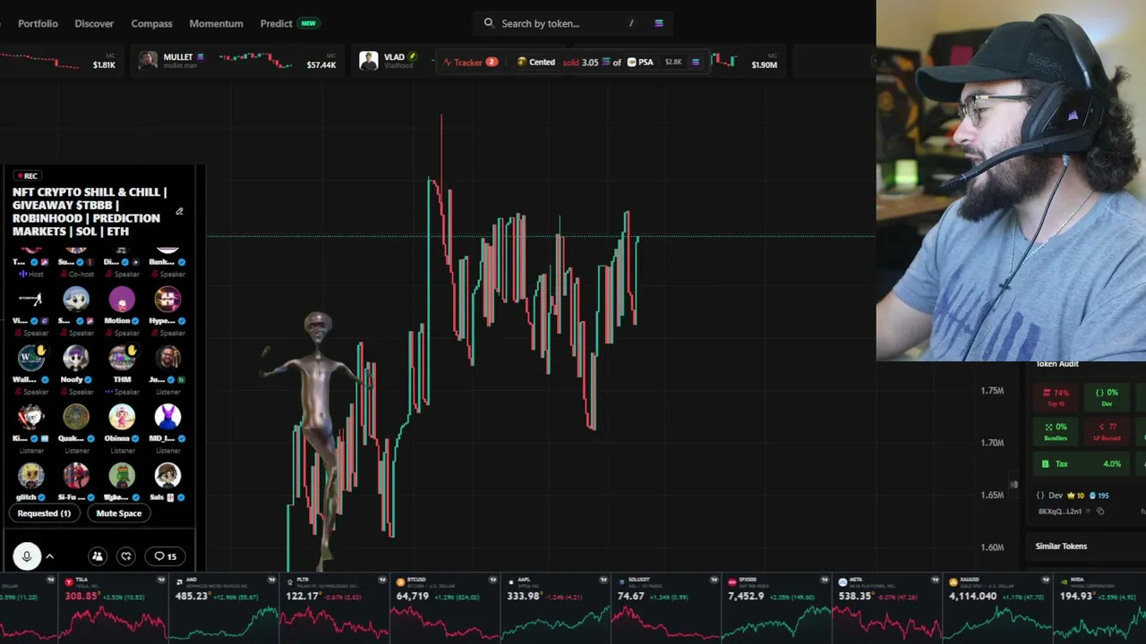 $TBBB | GAMING | TRENCHING | PREDICTION MARKETS | ROBINHOOD | Live on X Kick AbstractChain YT