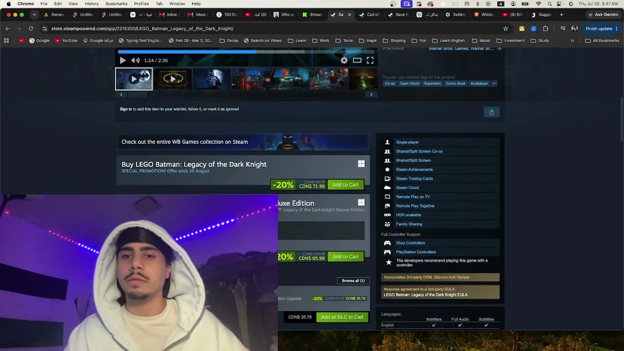 My first stream.