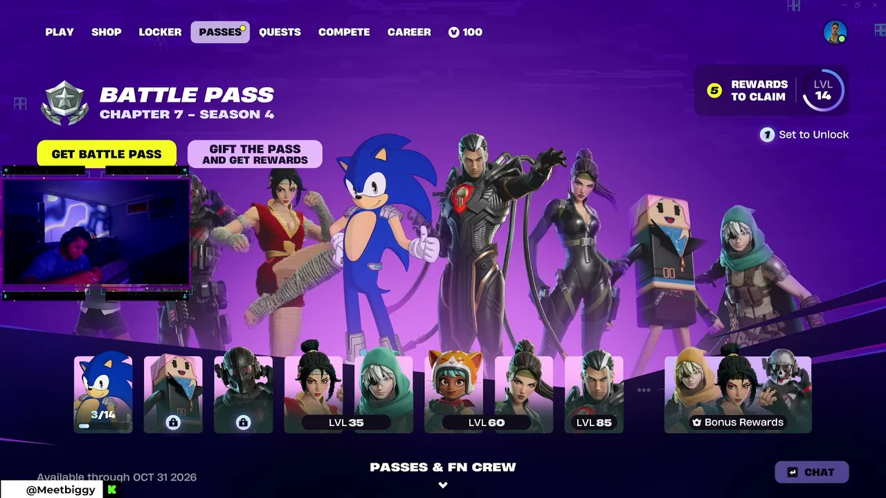 Biggy is back on Fortnite 😭