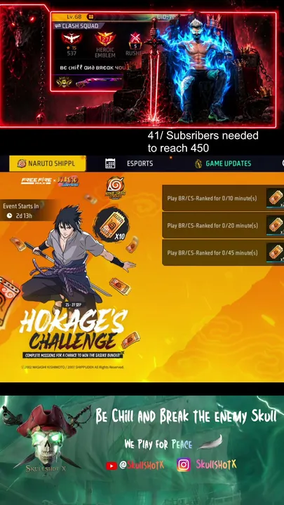 Free Fire Naruto Event