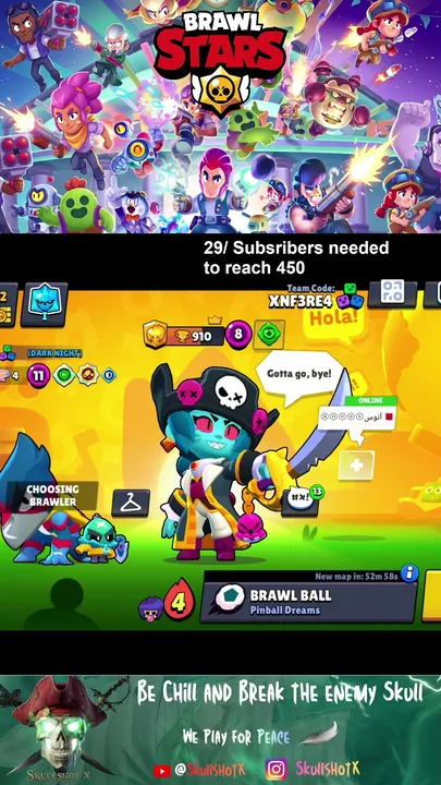 SkullshotX fun with subscribers on Brawlstars