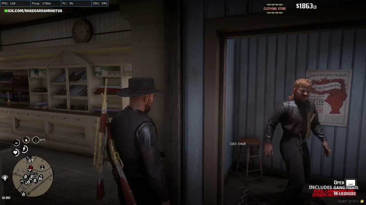 RDR STREAM 🐈 -- 18+