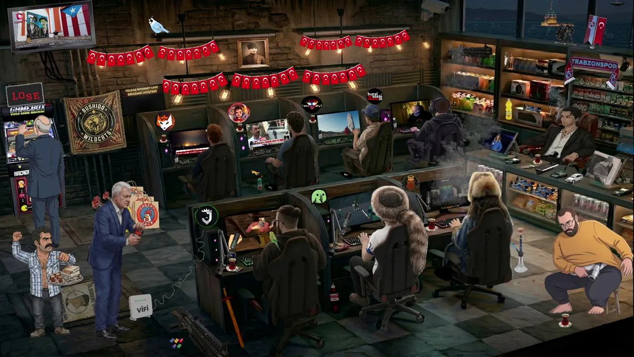 Yoldaş İnternet Kafe  -   7/24 LiveCam @Jahrein @Cavs  @BurakSakinOl  @PurpleBixi  @CaglarArts  @Erlizzy  @Burhi  @Swaggybark @BishopIRL