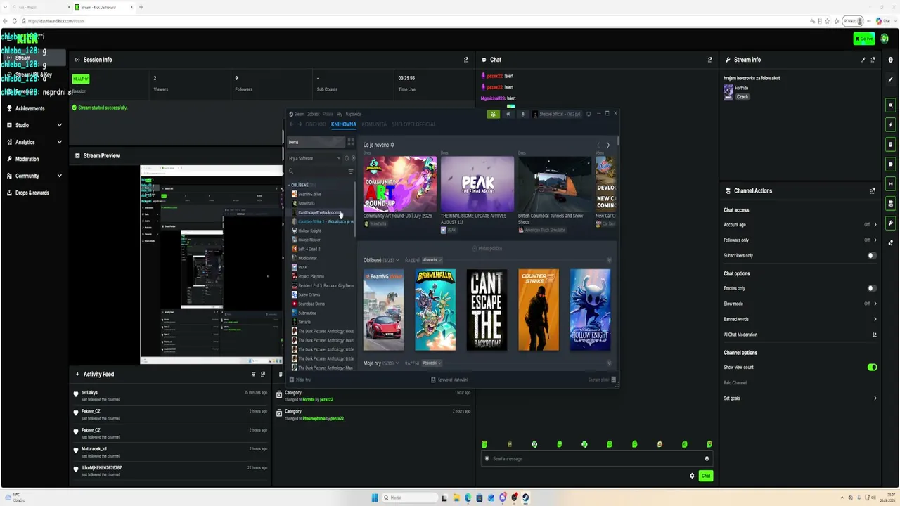 hrajem hororovku za folow alert
