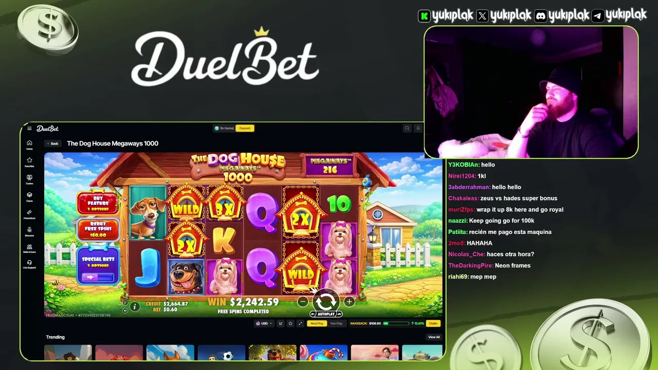 🔴 deposit $1700 | we must win | $100 raw giveaway every 30min | !giveaway !duel