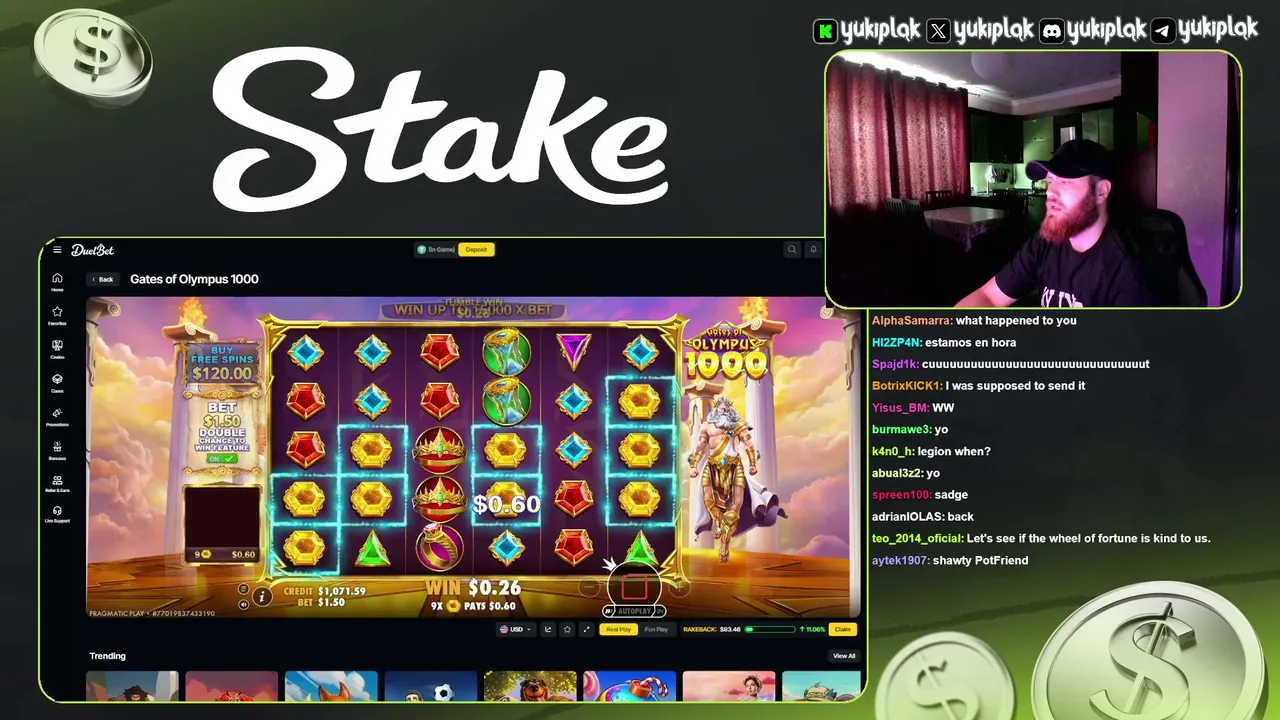 🔴 deposit $1700 | we must win | $100 raw giveaway every 30min | !giveaway !duel