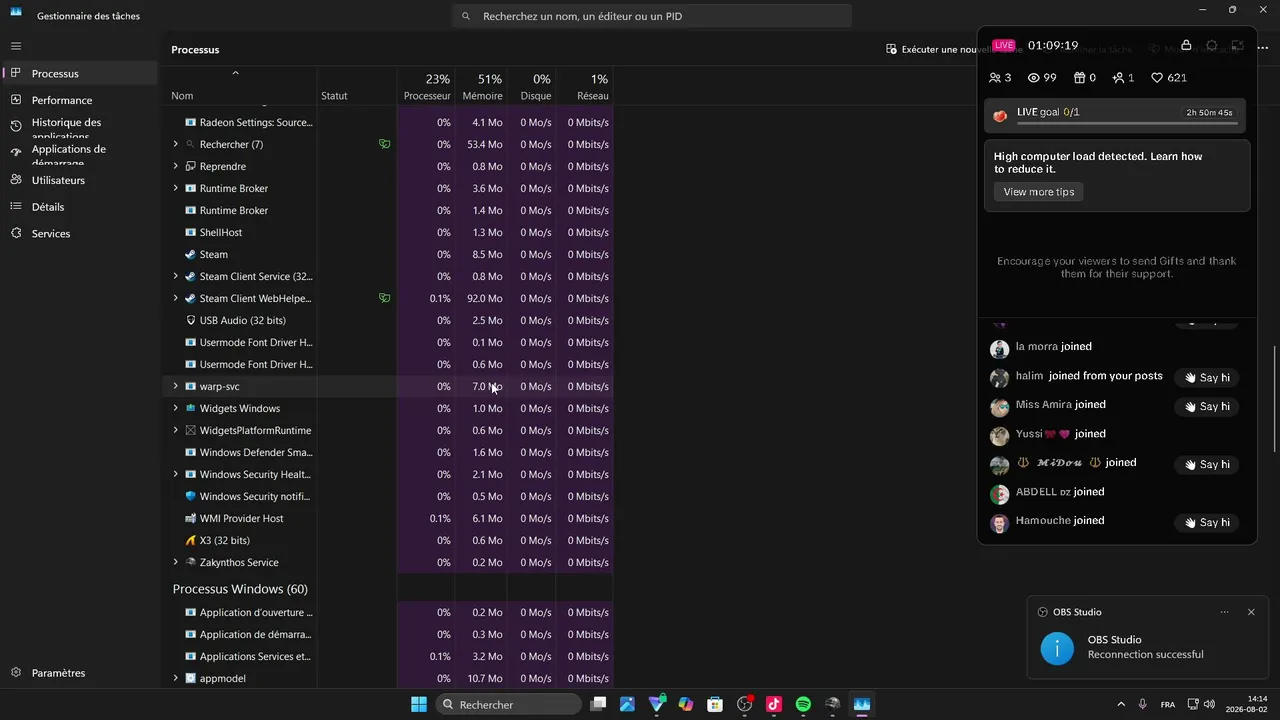 My first stream.
