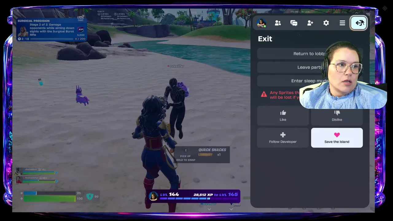 Let's Play Fortnite.. J is joining us again.. get ready hehe