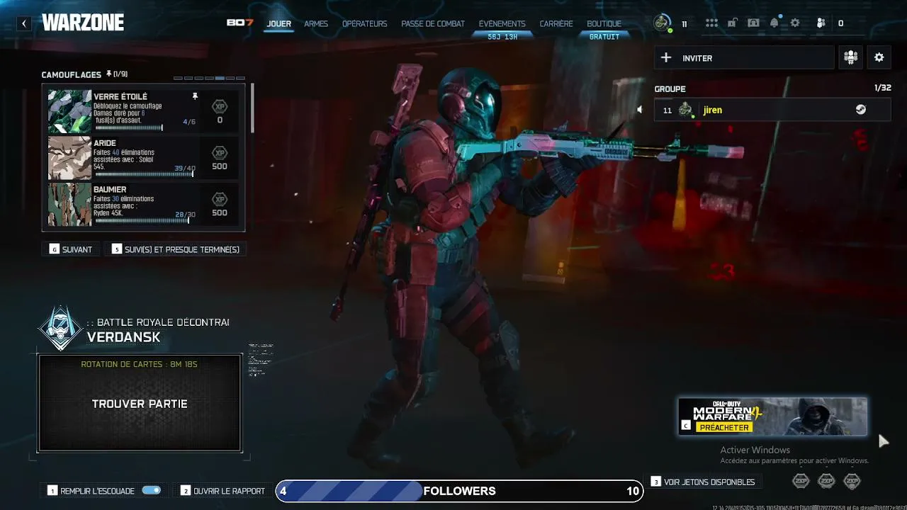 hey salut installe toi tranquille a 10 followers gros live zombie