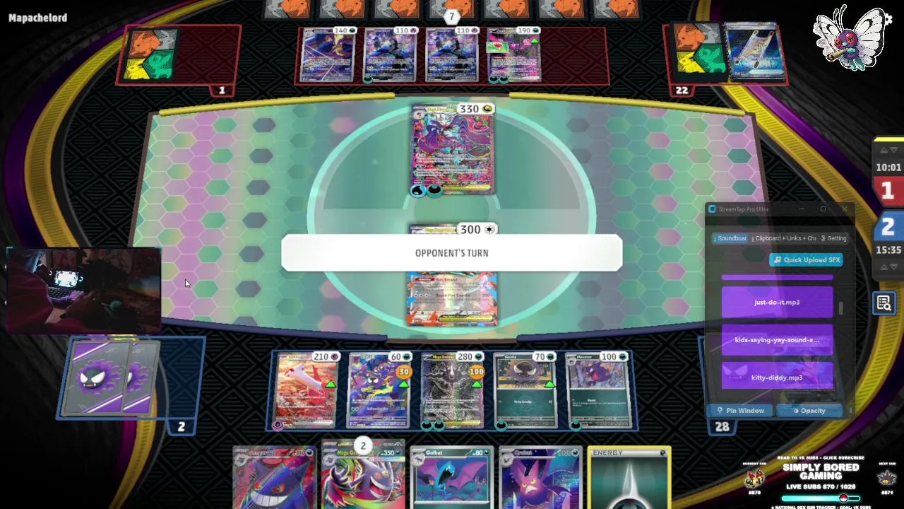 Pokemon TCG Live DARKRAI EX RANKED Let’s goooo chat!!! 🔥🔥🔥