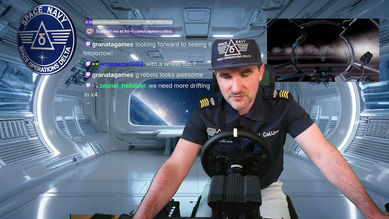 X4 with a WHEEL?! Let's go trucking! - X4 Foundations Version 9.0 LIVE !kofi !hardware !socials