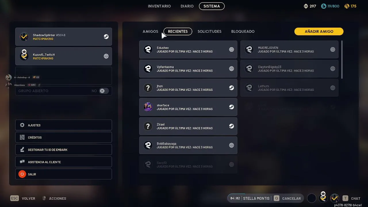 My first stream.