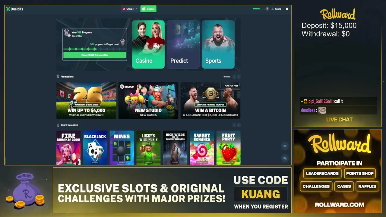 I'm going to make everything back plus 10x more, STAY DELUSIONAL! | !duelbits !packdraw !rollward