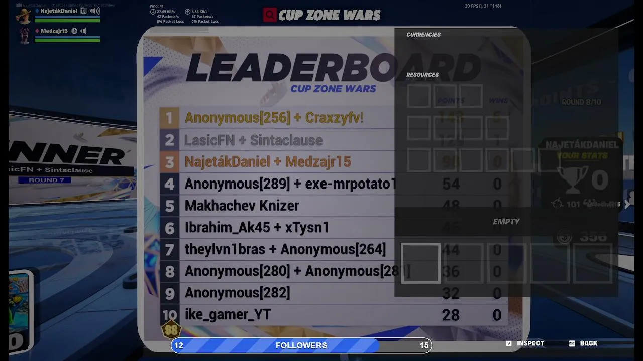 Ranked cup solo