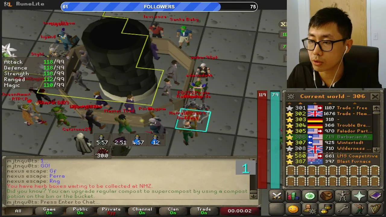 monthly pk stream (very consistent)